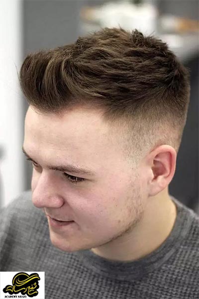 کوئیف (Quiff) مدرن با سایه بالا